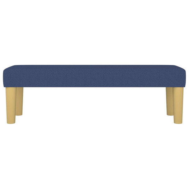 Klupa plavi 100x30x30 cm od tkanine 346658