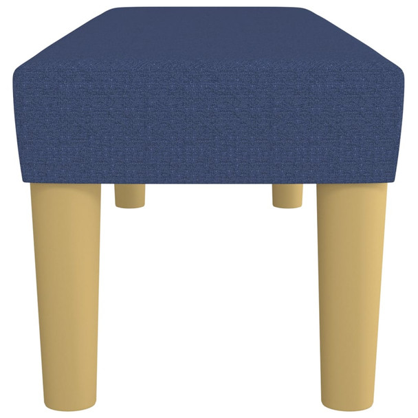 Klupa plavi 100x30x30 cm od tkanine 346658