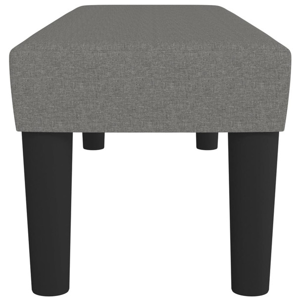 Klupa tamnosivi 100x30x30 cm od tkanine 346645