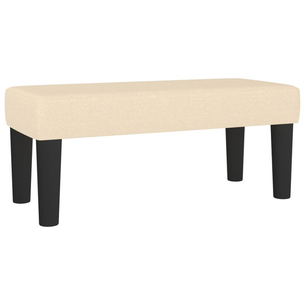 Klupa krem 70 x 30 x 30 cm od tkanine 346621