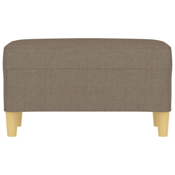 Klupa smeđesiva 70 x 35 x 41 cm od tkanine 349374