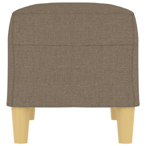 Klupa smeđesiva 70 x 35 x 41 cm od tkanine 349374