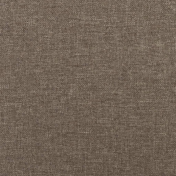 Klupa smeđesiva 70 x 35 x 41 cm od tkanine 349374