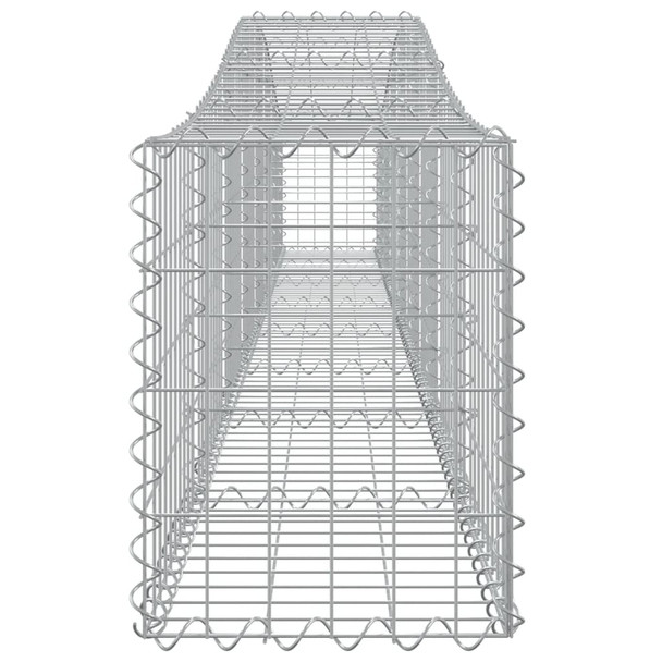 Lučne gabionske košare 3 kom 400x30x40/60 cm pocinčano željezo 3145788