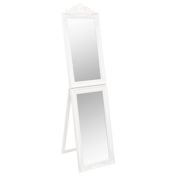 Samostojeće ogledalo bijelo 50 x 200 cm 351528