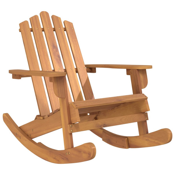 Stolica za ljuljanje Adirondack od masivnog bagremovog drva 360035