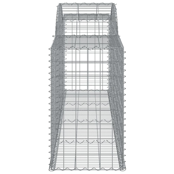 Lučne gabionske košare 13 kom 300x50x80/100cm pocinčano željezo 3146694