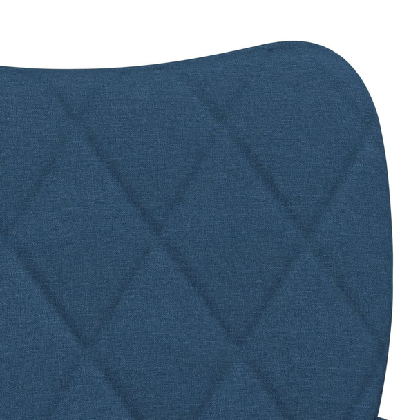 Blagovaonske stolice od tkanine 2 kom plave 344843
