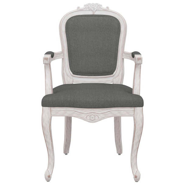 Blagovaonska stolica tamnosiva 62 x 59,5 x 100,5 cm od tkanine 344458