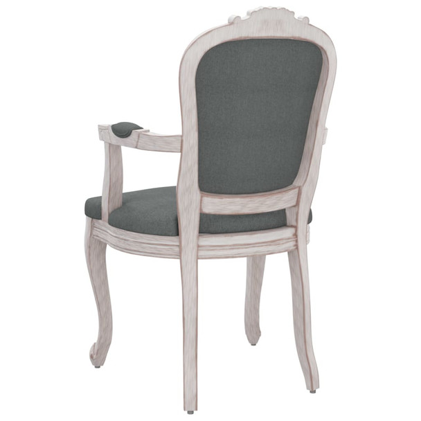 Blagovaonske stolice 2 kom tamnosive 62x59,5x100,5 cm tkanine 344465