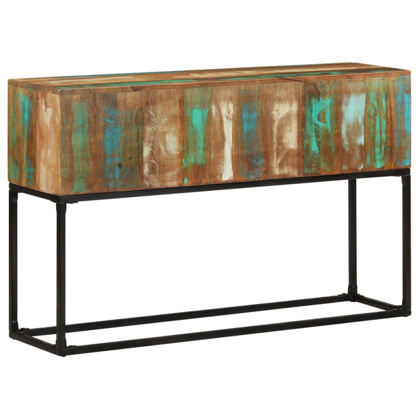 Konzolni stol 120 x 30 x 75 cm od masivnog obnovljenog drva 320822