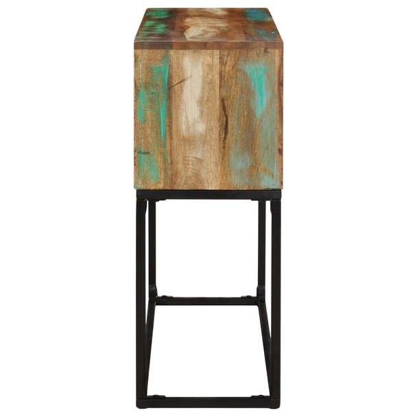 Konzolni stol 120 x 30 x 75 cm od masivnog obnovljenog drva 320822