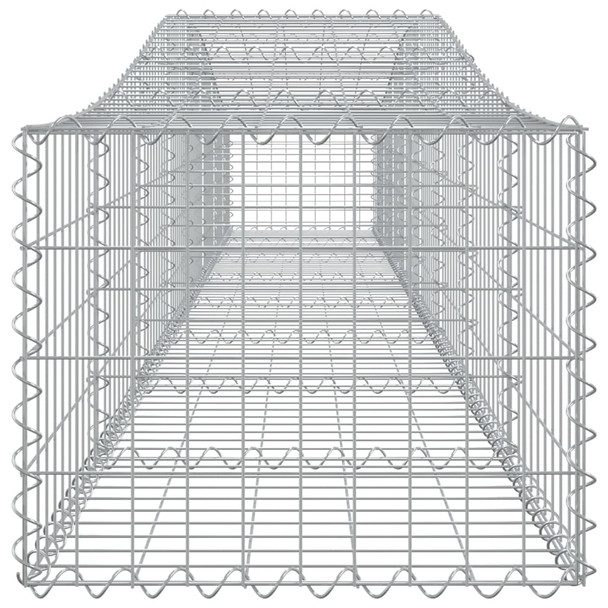 Lučne gabionske košare 3 kom 400x50x40/60 cm pocinčano željezo 3145918