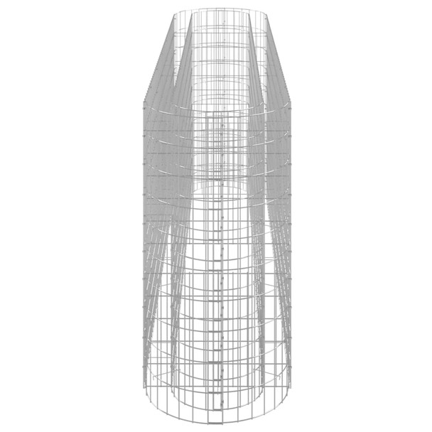Gabionska povišena gredica od pocinčanog željeza 260x50x100 cm 152034