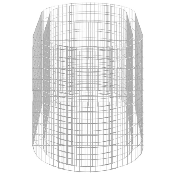 Gabionska povišena gredica od pocinčanog željeza 200x100x100 cm 152045