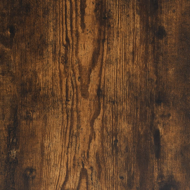 Konzoni stol boja hrasta 160 x 30 x 75 cm od drva i željeza 832850