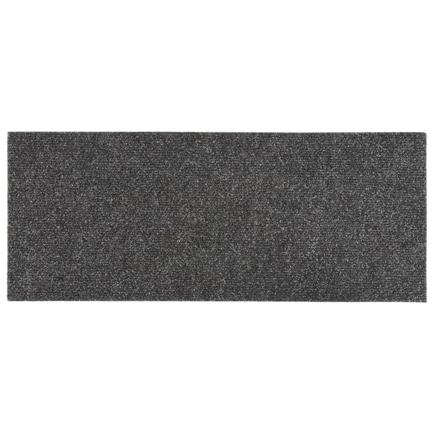 Samoljepljivi otirači za stepenice 15 kom 60 x 25 cm sivo-smeđi 326920