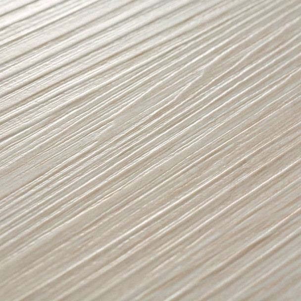 Samoljepljive podne obloge PVC 5,21 m² 2 mm bijela boja hrasta 330179