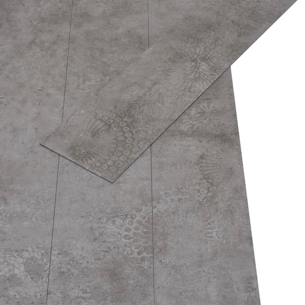Samoljepljive podne obloge PVC 5,21 m² 2 mm siva boja betona 330193