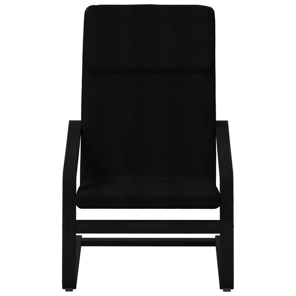 Stolica za opuštanje od tkanine crna 351058