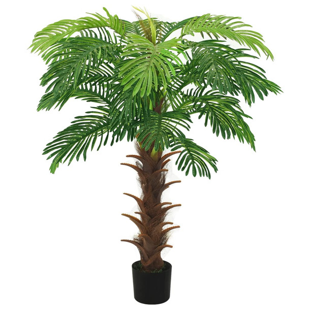 Umjetna cikas palma s posudom 140 cm zelena 336307