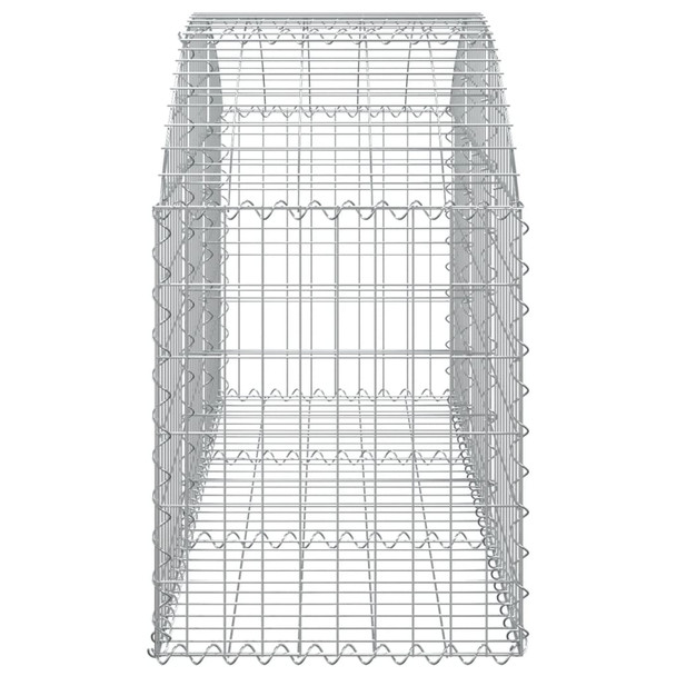 Gabionska košara s lukom 150x50x60/80 cm pocinčano željezo 153453