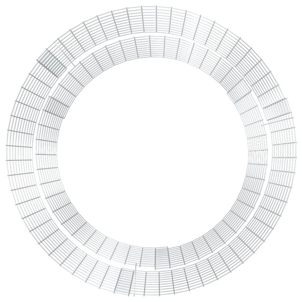 Gabionsko ložište Ø 100 cm od pocinčanog željeza 153561