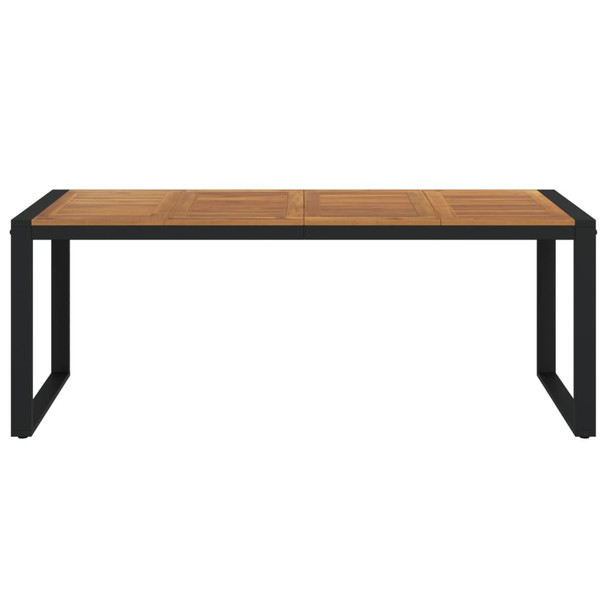 Vrtni stol s U-nogama 200 x 90 x 75 cm od masivnog drva bagrema 319518