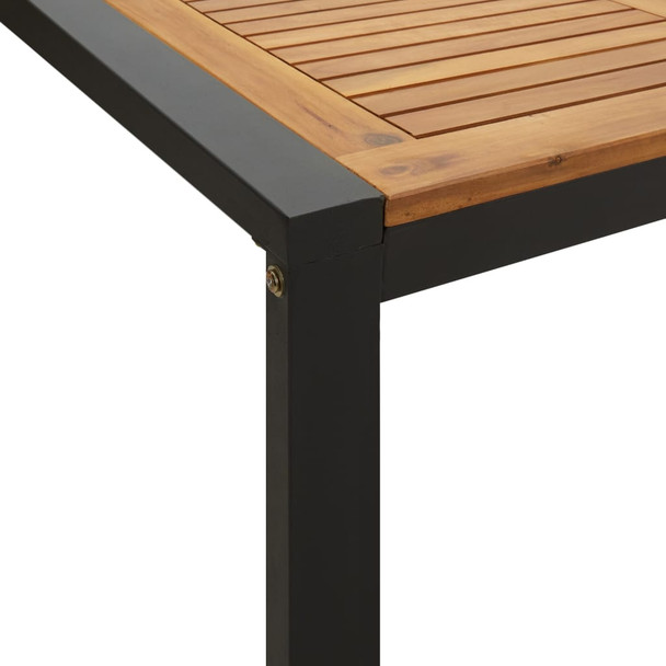 Vrtni stol s U-nogama 200 x 90 x 75 cm od masivnog drva bagrema 319518