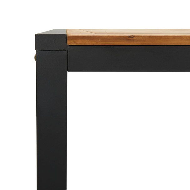 Vrtni stol s U-nogama 200 x 90 x 75 cm od masivnog drva bagrema 319518