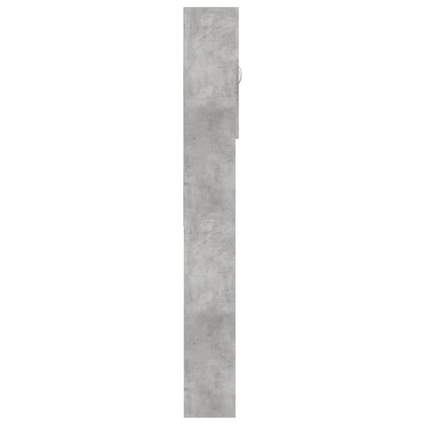 Ormarić za perilicu rublja siva boja betona 64 x 25,5 x 190 cm 808426