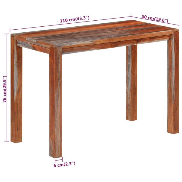 Blagovaonski stol 110 x 50 x 76 cm od masivnog bagremovog drva 353311