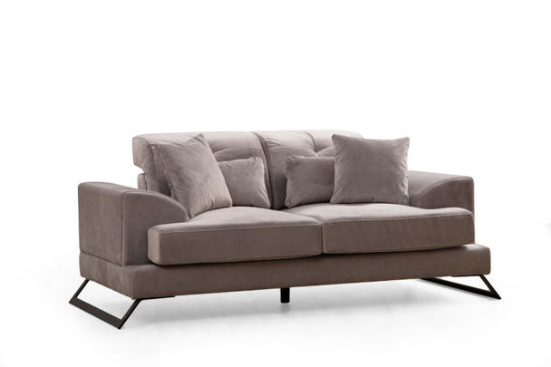Sofa sa 2 sedišta Frido - svijetlo siva