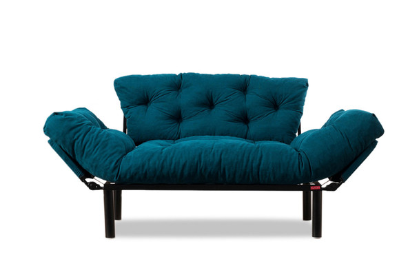 Sofa za 2 sjedišta Nitta - Petrol Blue