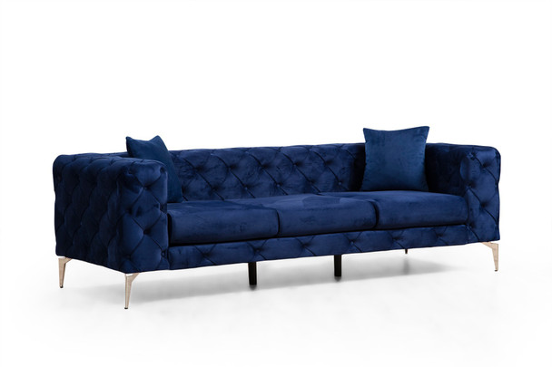 Sofa sa 3 sjedala Como - Mornarsko plava