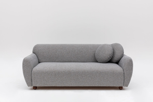 Sofa sa 3 sjedala Eddy - svijetlo siva