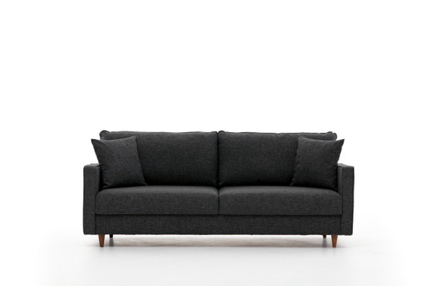 Sofa sa 3 sjedala Eva - Antracit