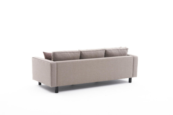 Sofa sa 3 sjedala Kelj Linen - krem