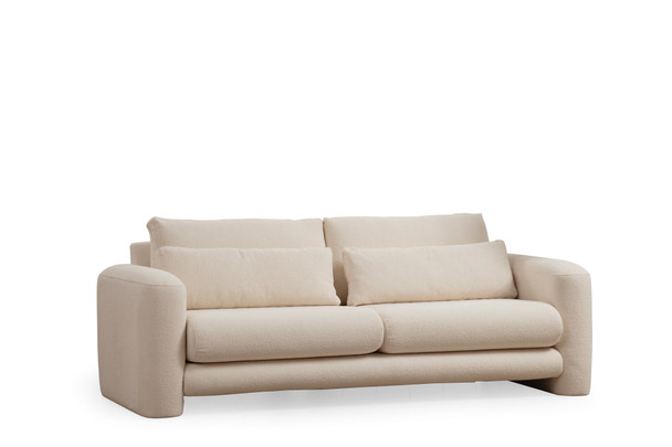 Sofa sa 3 sjedala Krema od ljiljana - 3