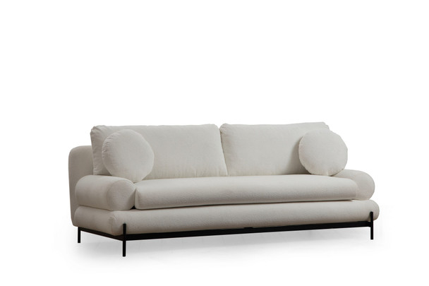 Sofa sa 3 sjedala Livorno – Bijela