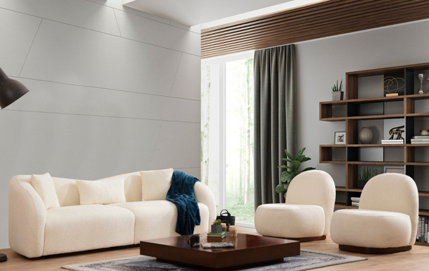 Sofa sa 3 sjedala Venedik - Krem
