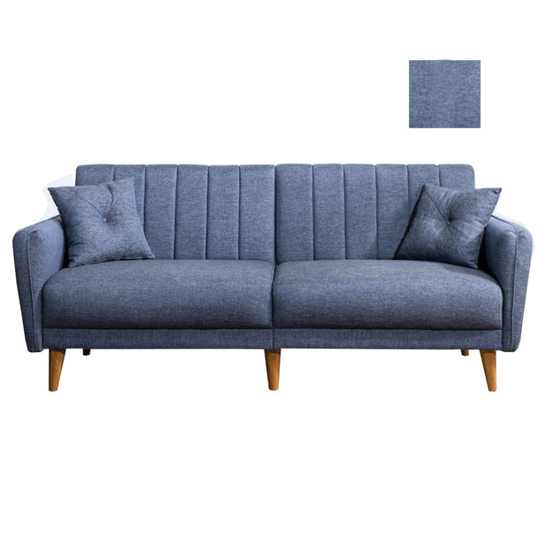 Sofa za 3 sjedala Aqua-Tam plava