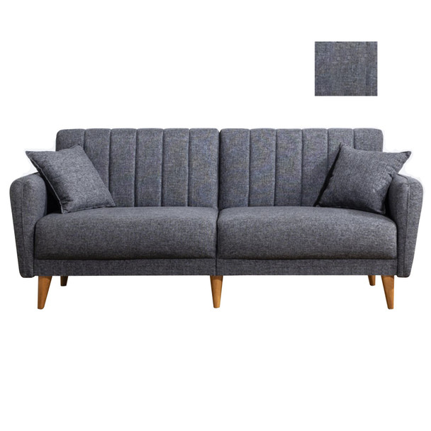 Sofa za 3 sjedala Aqua-Tam siva