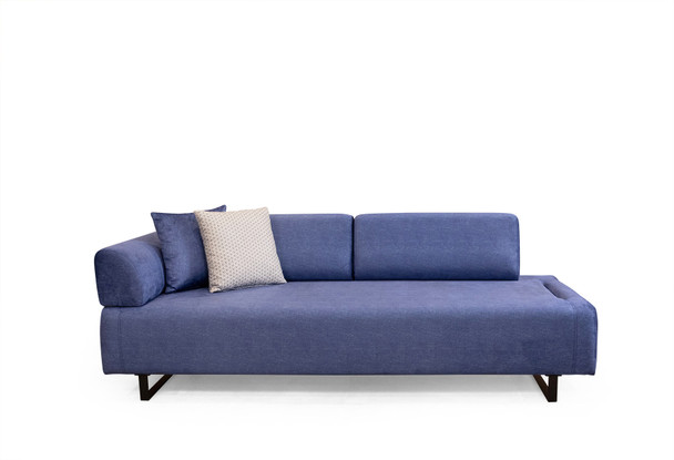 Sofa za 3 sjedala  Infinity sa pomoćnim stolom - plava