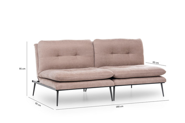 Sofa za 3 sjedala Martin Sofa - Mink GR121