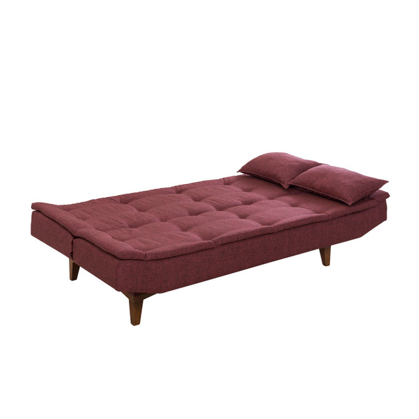 Sofa za 3 sjedala Santo-Claret crvena