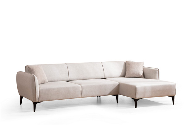 Ugaona sofa Belissimo desno - Off White