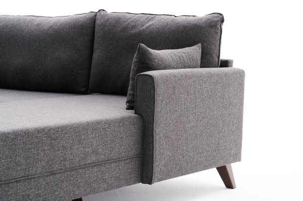 Ugaona sofa Bella kutna garnitura desno - antracit