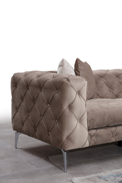 Ugaona sofa Como ugao lijevi - bež