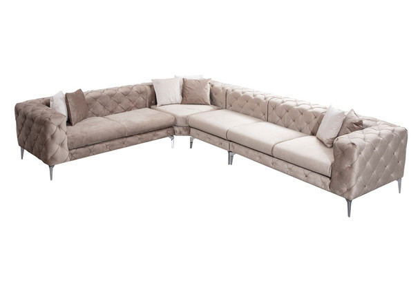 Ugaona sofa Como ugao lijevi - bež